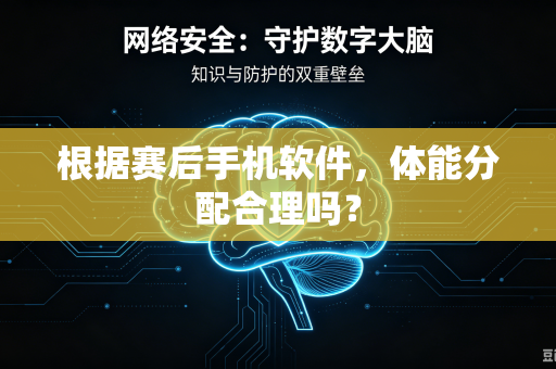 根据赛后手机软件，体能分配合理吗？