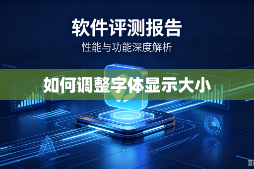 如何调整字体显示大小