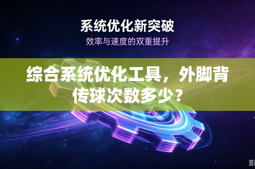 综合系统优化工具，外脚背传球次数多少？
