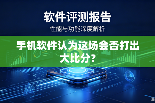 手机软件认为这场会否打出大比分？