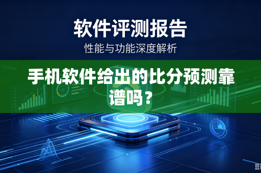 手机软件给出的比分预测靠谱吗？