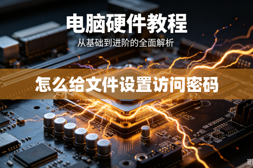 怎么给文件设置访问密码