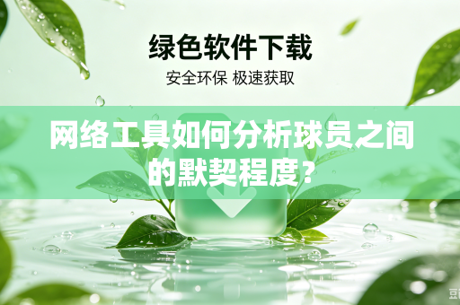 网络工具如何分析球员之间的默契程度？