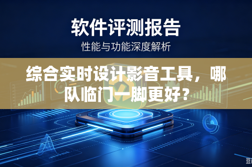 综合实时设计影音工具，哪队临门一脚更好？