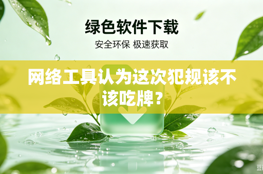 网络工具认为这次犯规该不该吃牌？