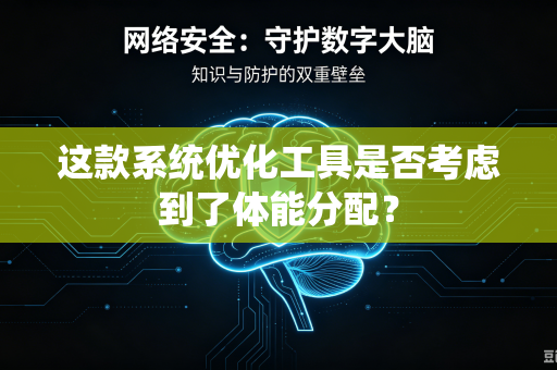这款系统优化工具是否考虑到了体能分配？