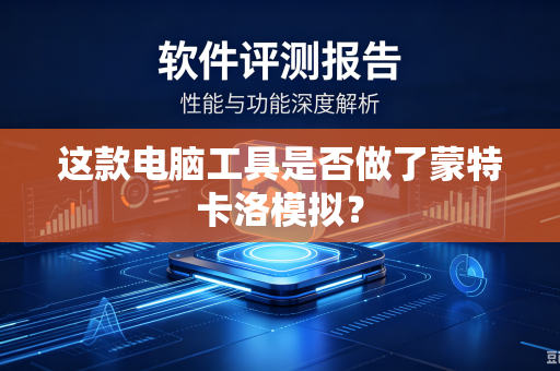 这款电脑工具是否做了蒙特卡洛模拟？