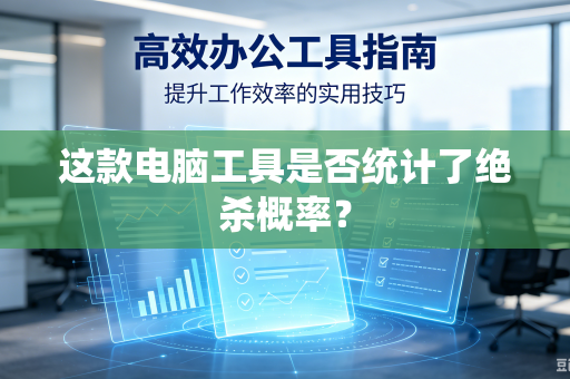 这款电脑工具是否统计了绝杀概率？