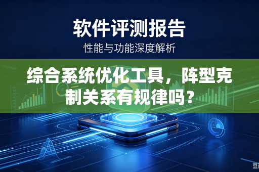 综合系统优化工具，阵型克制关系有规律吗？