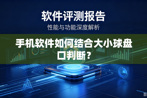 手机软件如何结合大小球盘口判断？