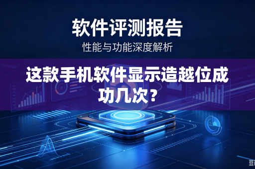 这款手机软件显示造越位成功几次？