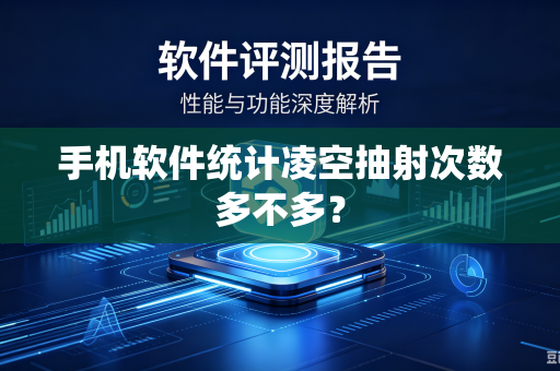 手机软件统计凌空抽射次数多不多？
