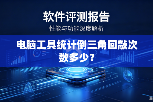 电脑工具统计倒三角回敲次数多少？