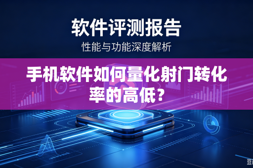手机软件如何量化射门转化率的高低？