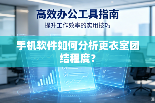 手机软件如何分析更衣室团结程度？