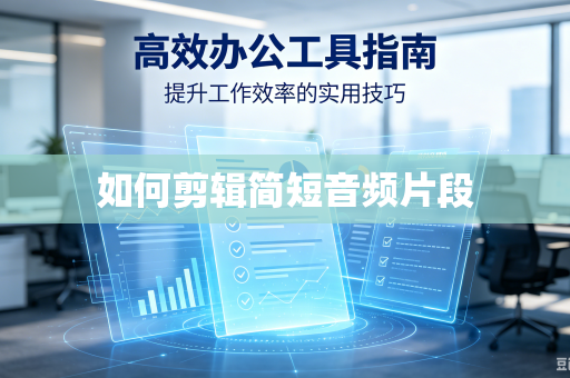 如何剪辑简短音频片段