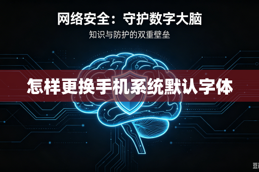 怎样更换手机系统默认字体