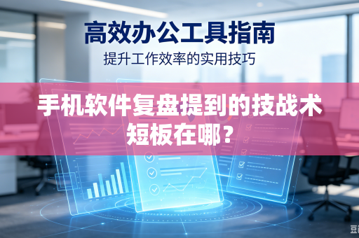 手机软件复盘提到的技战术短板在哪？