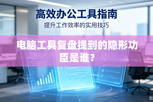 电脑工具复盘提到的隐形功臣是谁？