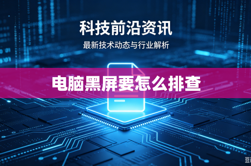 电脑黑屏要怎么排查