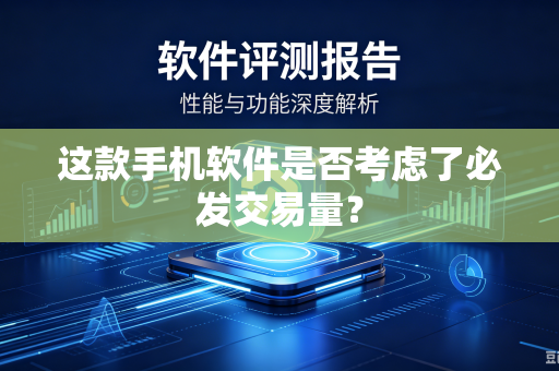 这款手机软件是否考虑了必发交易量？