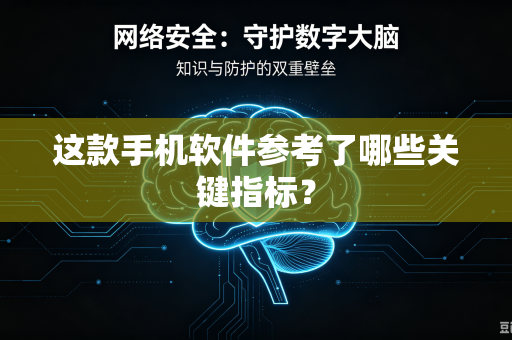 这款手机软件参考了哪些关键指标？