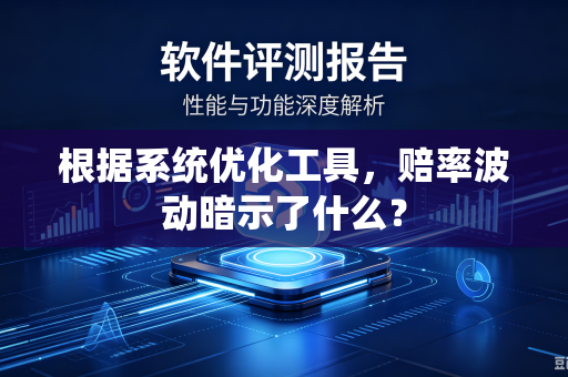 根据系统优化工具,赔率波动暗示了什么?-第1张图片-电脑手机工具软件下载 - 免费实用工具合集 | 联启科技 根据系统优化工具,赔率波动暗示了什么?-第1张图片-电脑手机工具软件下载 - 免费实用工具合集 | 联启科技