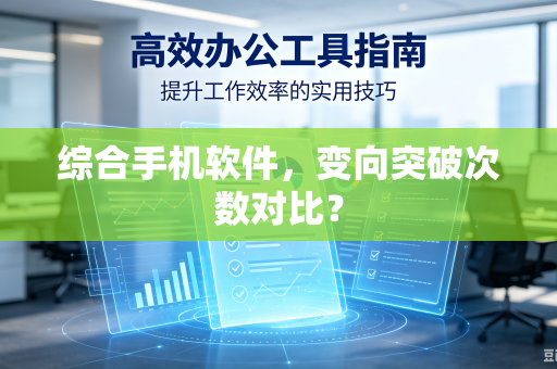 综合手机软件，变向突破次数对比？
