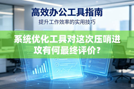 系统优化工具对这次压哨进攻有何最终评价？