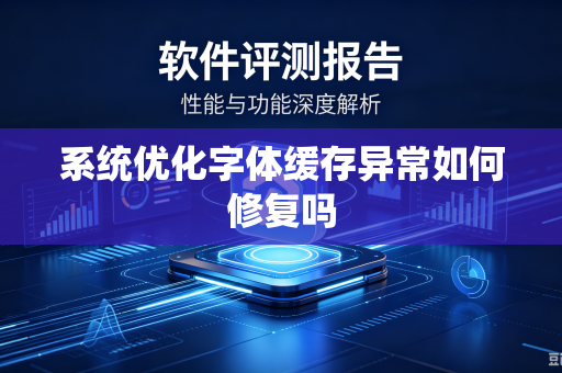 系统优化字体缓存异常如何修复吗-第1张图片-电脑手机工具软件下载 - 免费实用工具合集 | 联启科技