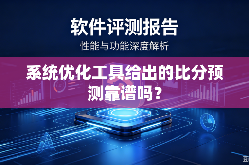 系统优化工具给出的比分预测靠谱吗？