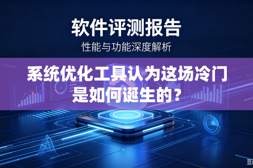 系统优化工具认为这场冷门是如何诞生的？