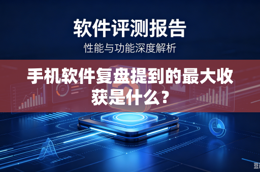 手机软件复盘提到的最大收获是什么？