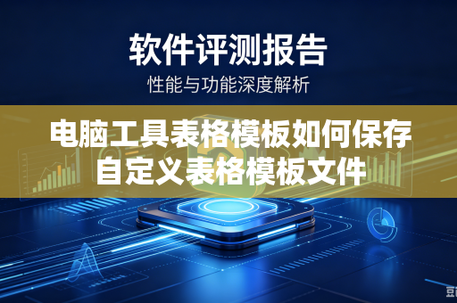 电脑工具表格模板如何保存自定义表格模板文件-第1张图片-电脑手机工具软件下载 - 免费实用工具合集 | 联启科技