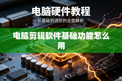 电脑剪辑软件基础功能怎么用