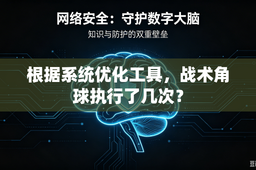 根据系统优化工具，战术角球执行了几次？