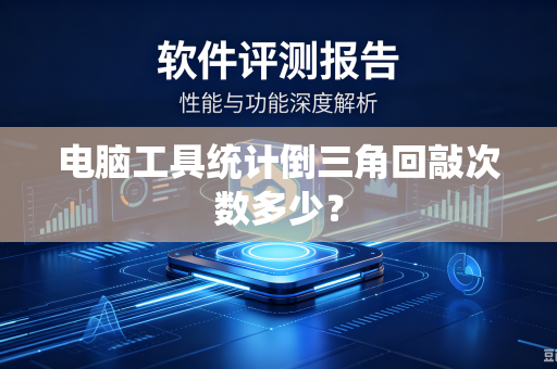 电脑工具统计倒三角回敲次数多少？