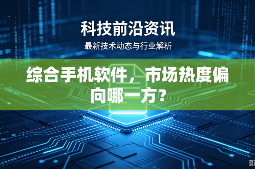 综合手机软件,市场热度偏向哪一方?-第1张图片-电脑手机工具软件下载 - 免费实用工具合集 | 联启科技 综合手机软件,市场热度偏向哪一方?-第1张图片-电脑手机工具软件下载 - 免费实用工具合集 | 联启科技