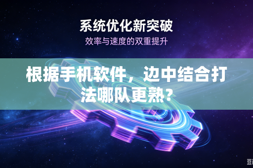 根据手机软件，边中结合打法哪队更熟？