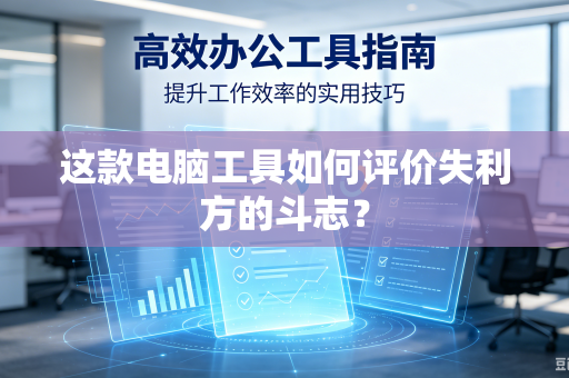 这款电脑工具如何评价失利方的斗志？