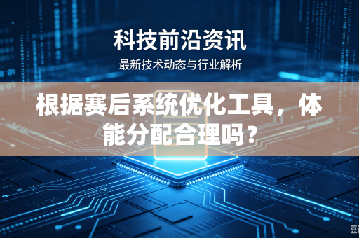 根据赛后系统优化工具，体能分配合理吗？