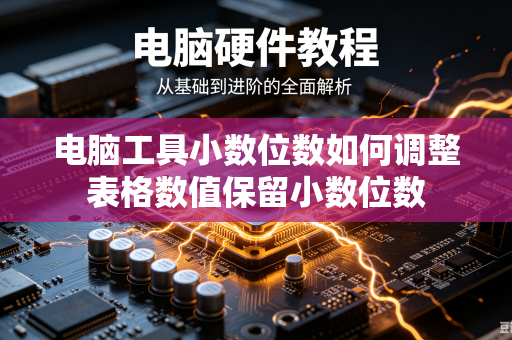 电脑工具小数位数如何调整表格数值保留小数位数