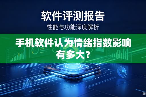 手机软件认为情绪指数影响有多大?-第1张图片-电脑手机工具软件下载 - 免费实用工具合集 | 联启科技 手机软件认为情绪指数影响有多大?-第1张图片-电脑手机工具软件下载 - 免费实用工具合集 | 联启科技