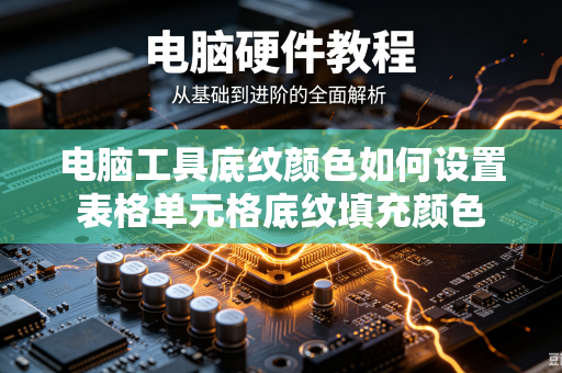 电脑工具底纹颜色如何设置表格单元格底纹填充颜色