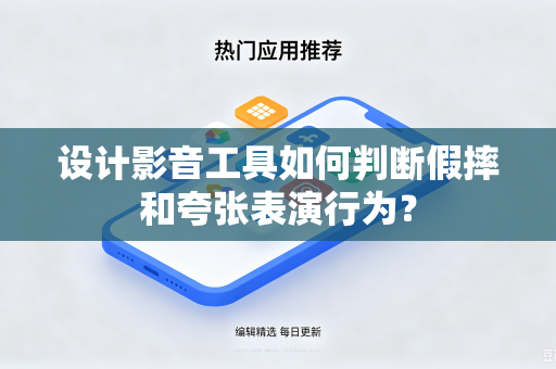 设计影音工具如何判断假摔和夸张表演行为？