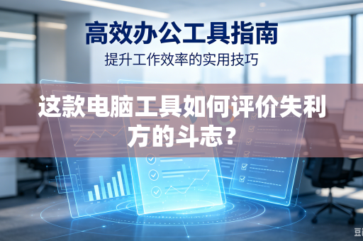 这款电脑工具如何评价失利方的斗志？