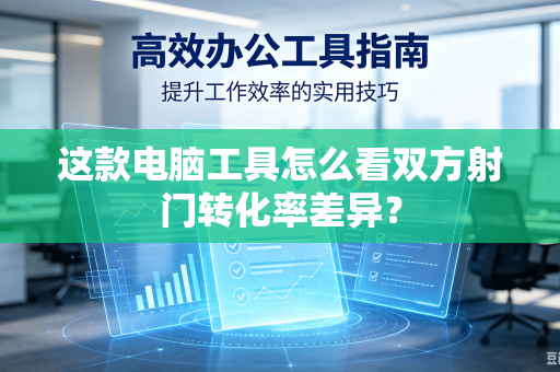 这款电脑工具怎么看双方射门转化率差异？