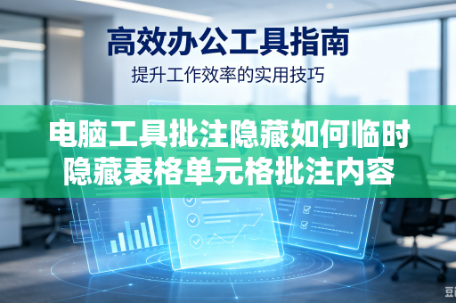 电脑工具批注隐藏如何临时隐藏表格单元格批注内容
