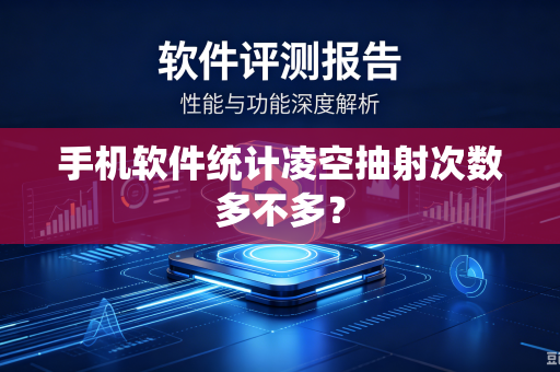 手机软件统计凌空抽射次数多不多？