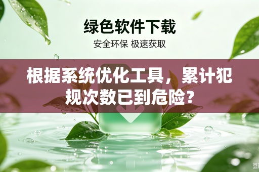 根据系统优化工具，累计犯规次数已到危险？
